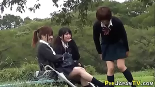 Oriental students pee